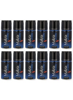 Malizia Malizia Uomo Deodorant Skyline Body Spray 150ml (Pack of 12)  - Image 1