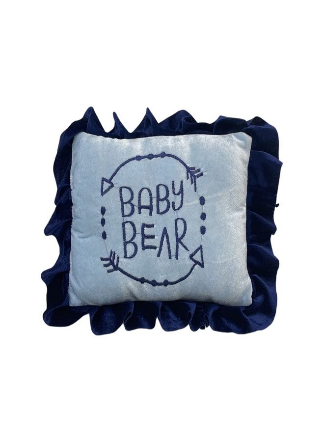 PINKS & BLUES Pinks and Blues Full Sleeping 5 Piece Baby Bedding Set with Two Bear Shape Side Pillows (0-48 Months) (Sky Navy) - Image 3