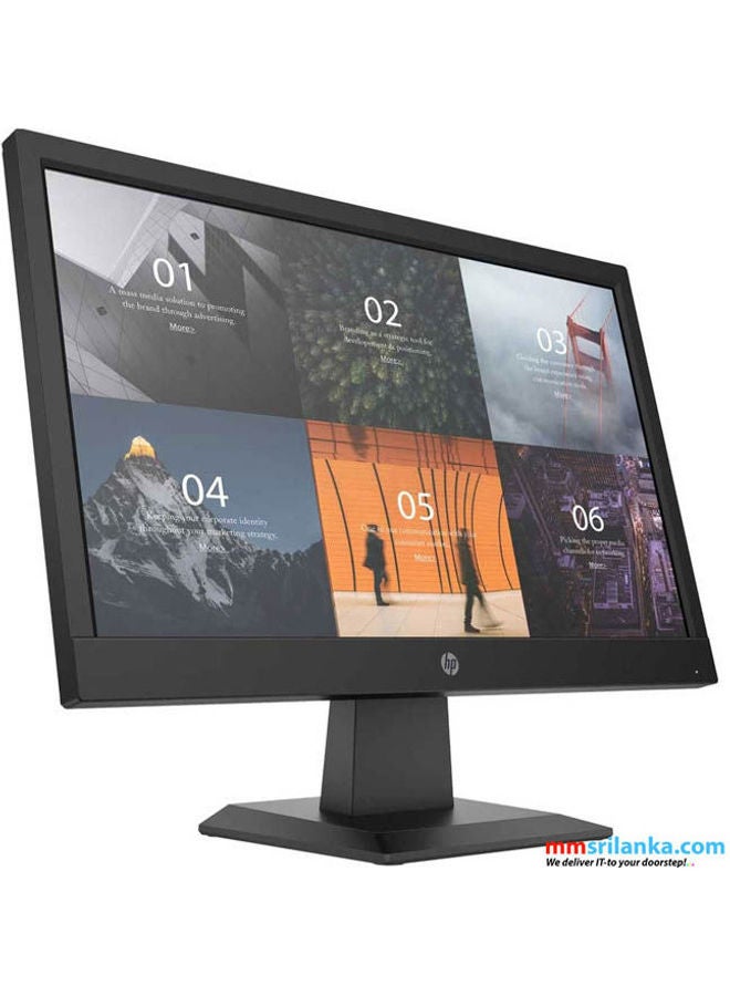 HP 19 Inch Hd Screen Led Monitor With TN Panel Black - Image 2