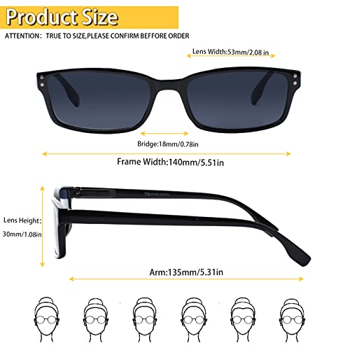 Kerecsen 6-Pack Reading Glasses Blue Light Blocking,Spring Hinge Readers for Men Women,Computer Eyeglasses (6 Mix Color 1 Grey lens, 1.75) - Image 2
