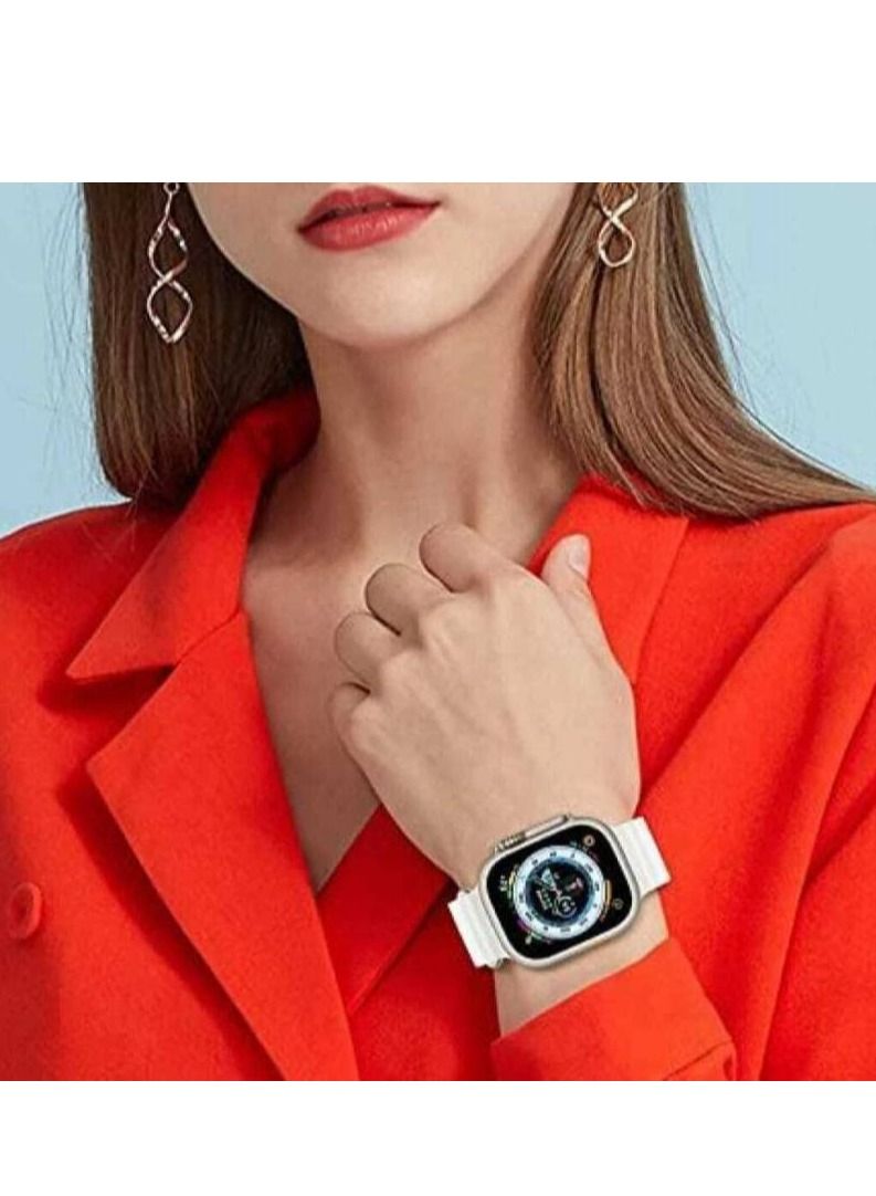 ساعة ذكية جديدة من سلسلة S8 Ultra للرجال والنساء، مقاومة للماء، تعمل بالبلوتوث، شحن لاسلكي، شاشة عالية الدقة - Image 2