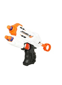 Generic Children's bullet gun set + 6 soft bullets + 3 multi-colored firing cans  - Image 2