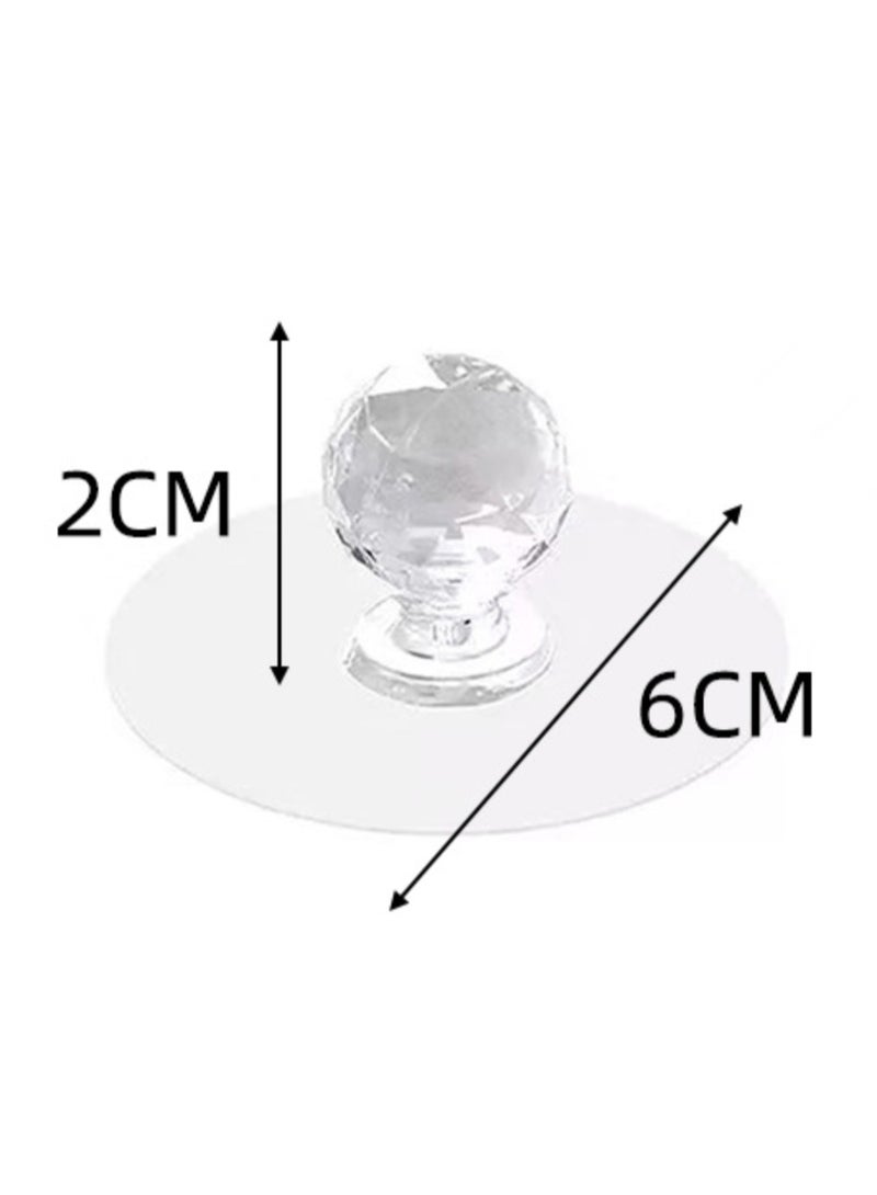 5 Pieces Self-Stick Push Pull Helper for Kitchen Bathroom Wardrobe Window Cupboard Dresser Furniture Door - Image 2