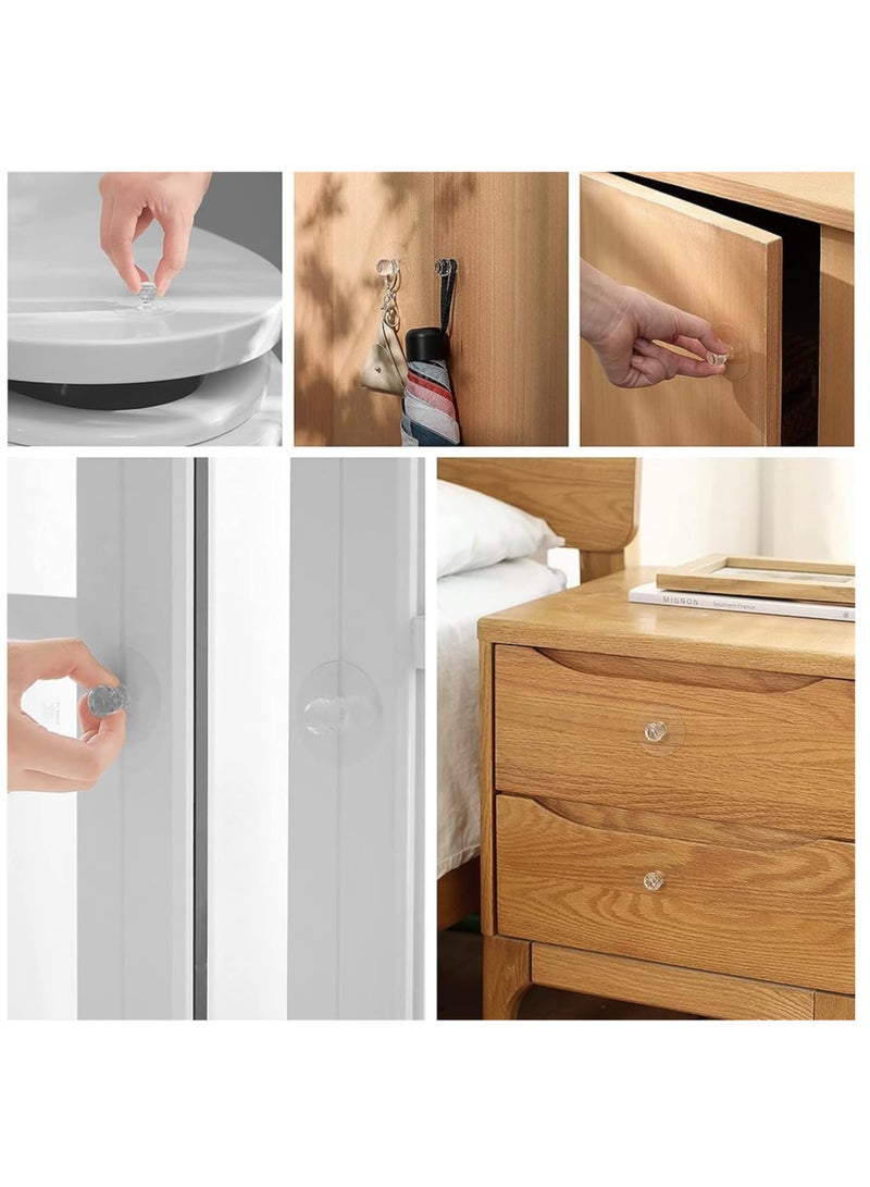 5 Pieces Self-Stick Push Pull Helper for Kitchen Bathroom Wardrobe Window Cupboard Dresser Furniture Door - Image 5