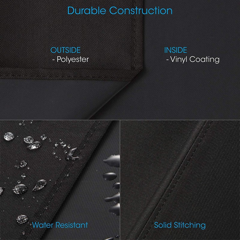 Unicook 58 Inch Grill Cover for Weber Genesis II, LX 300 Series and Genesis 300 Series Gas Grills, Heavy Duty Waterproof Fade Resistant BBQ Cover, All Weather Protection, Compared to Weber 7130 - Image 4