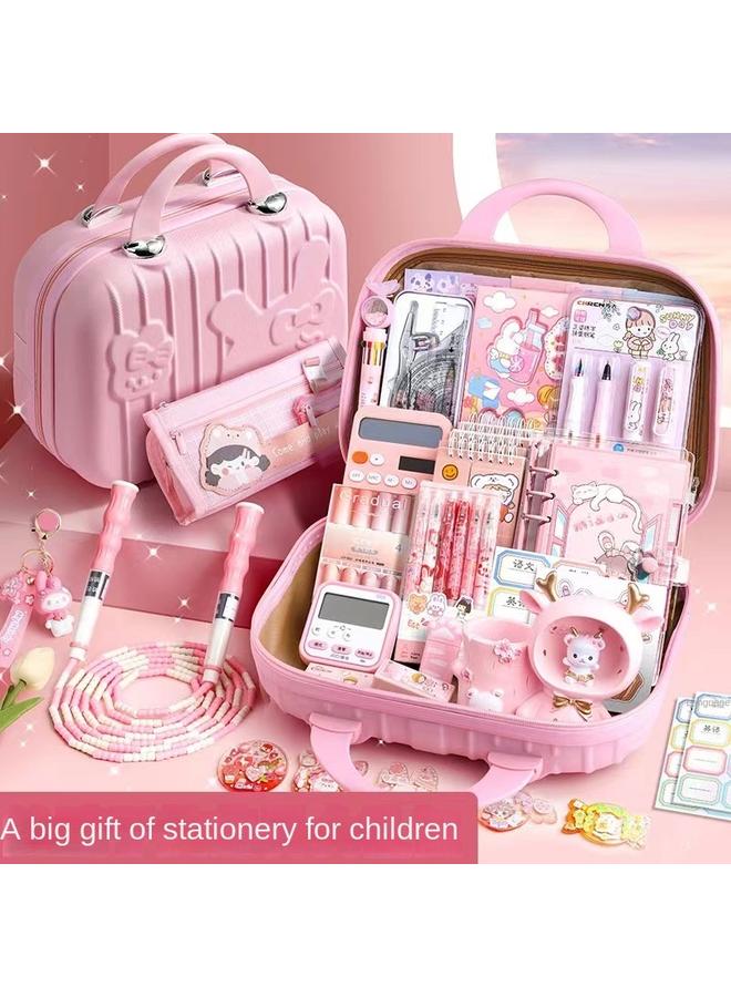 Bluejw Creative Stationery Suit Gift Box School Season Student Learning Supplies Accompanying Gift Goo Card Hand Account Prizes Gift Wholesale - Image 2