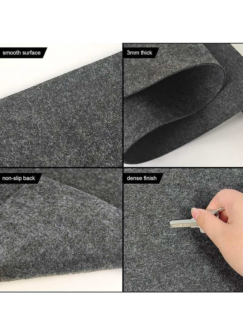 Oasisgalore Desk Pad,Office Felt Desk Mat, Extended Large Mouse Pad, 35.5" x 15.8" Desk Protector Writing Desk Mat  - Image 4