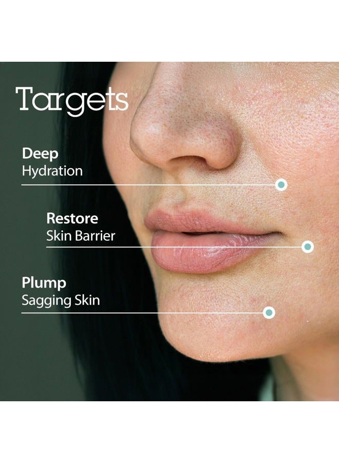 Blithe Targeted Hydrating Serum – Korean Hyaluronic Acid for Face with Peptides & Panthenol, Deep Hydration – Pure Hyaluronic Acid 2% – 1.7 fl oz - Image 2