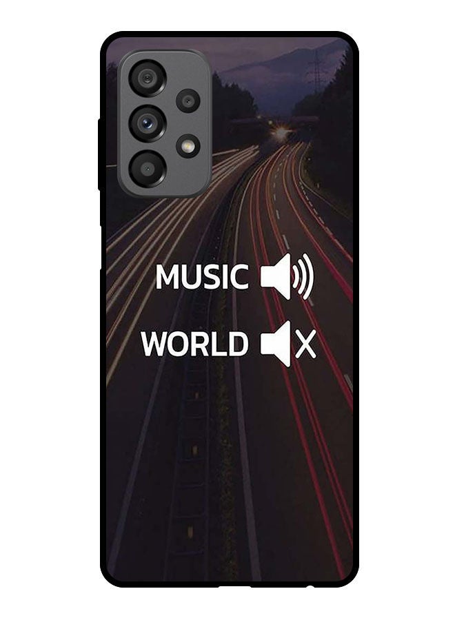 Theodor Protective Case Cover For Samsung Galaxy A23 5G Music Word - Image 1