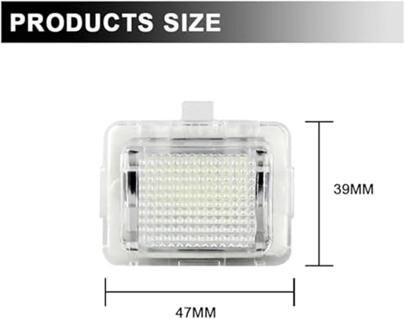 Wivplex 2X License Plate Lights for Benz - Image 4