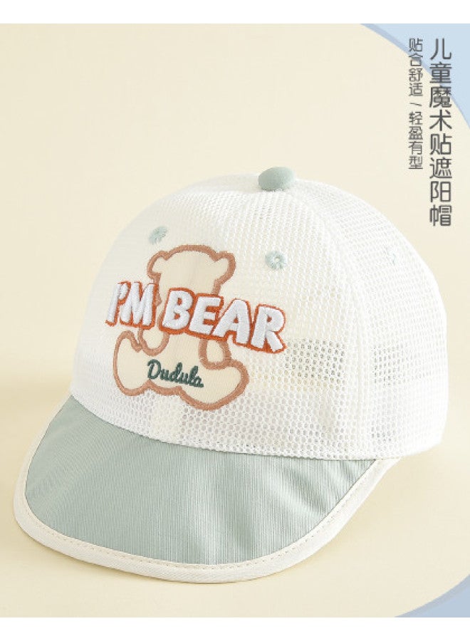 Bumblebee kids Baseball Cap For Boys, Outdoor Sun Hat With Cartoon Mesh Embroidery - Image 1