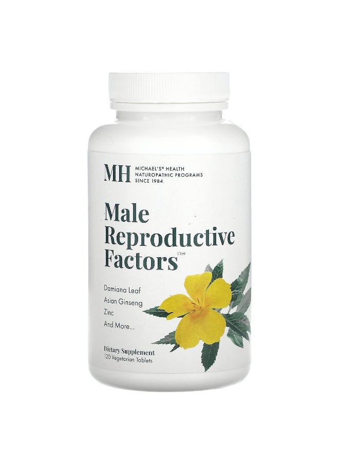 Michael's Naturopathic - Michael's Naturopathic, Male Reproductive Factors, 120 Vegetarian Tablets - Image 1