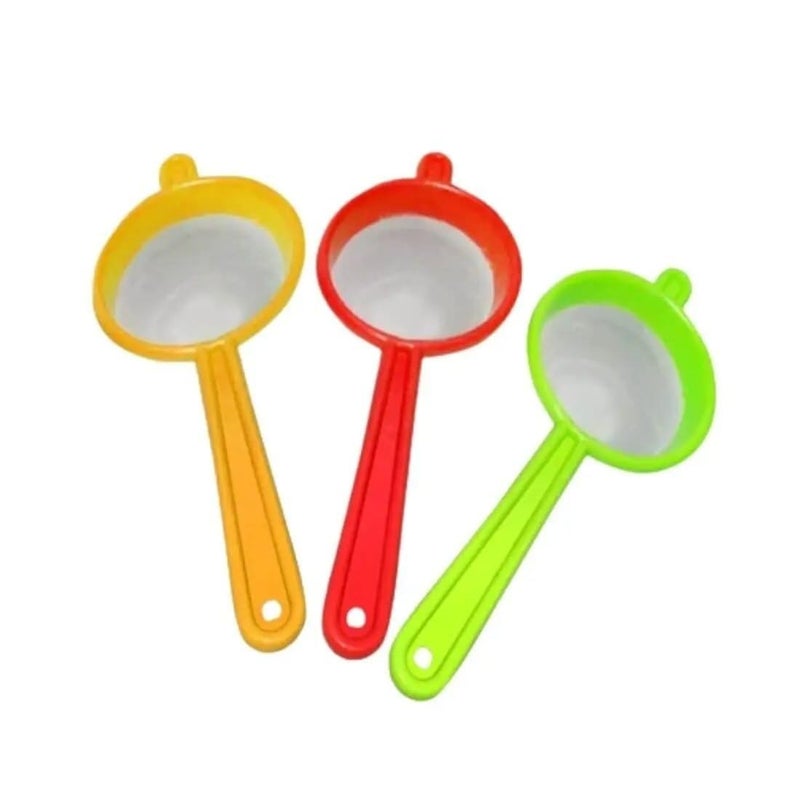 جليفار مصفاة شاي شبكية - مصفاة شاي 2.5 بوصة - مجموعة موزع بلاستيكي خالٍ من مادة BPA، 4 فلاتر متعددة الألوان قابلة لإعادة الاستخدام، أوراق شاي سائبة، بقايا قهوة، استخدام عشبي، سهلة التنظيف، أساسية في المطبخ - Image 4