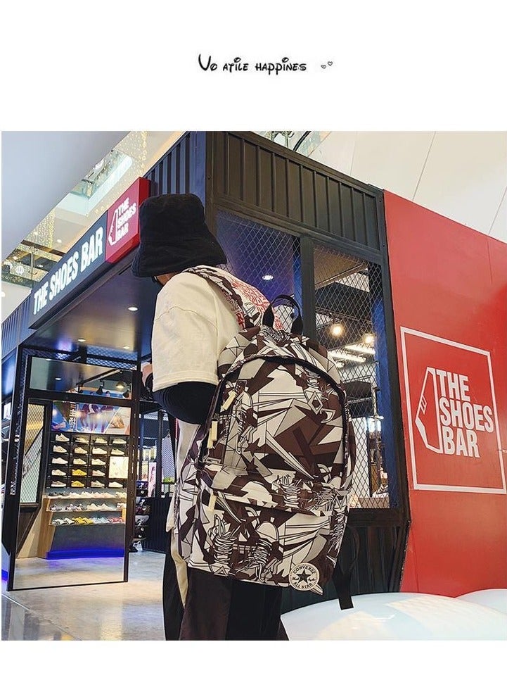 كونفرس 【School season】Classic logo anime printing design schoolbags school bags large capacity schoolbags boys and girls schoolbags - Image 4