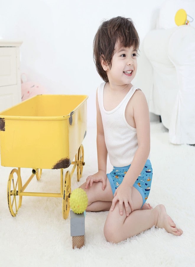 Max Shape 6 Pack Potty Training Underwear for Boys,Washable Baby Boy Toilet Training Pants Training Underwear Fit 2T-6T Black 6T - Image 3