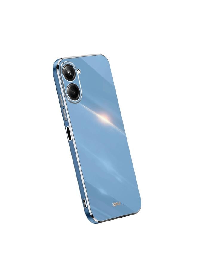 شين لي تونج جراب لهاتف Realme 10 4G بحافة مستقيمة 6D مطلي بالكهرباء من مادة TPU - Image 1