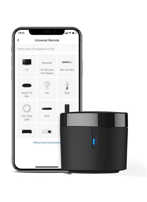 RM4 Mini Smart Remote(2.4GHz Wi-Fi Only),Smart Home Automation Wi-Fi Infrared Blaster for TV, AC, STB Audio, Works with Alexa, Google Home, IFTTT