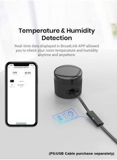 Broadlink RM4 Mini Smart Remote(2.4GHz Wi-Fi Only),Smart Home Automation Wi-Fi Infrared Blaster for TV, AC, STB Audio, Works with Alexa, Google Home, IFTTT  - Image 4