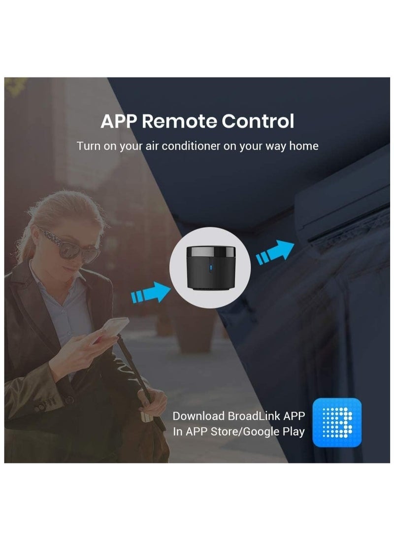 Broadlink RM4 Mini Smart Remote(2.4GHz Wi-Fi Only),Smart Home Automation Wi-Fi Infrared Blaster for TV, AC, STB Audio, Works with Alexa, Google Home, IFTTT  - Image 5