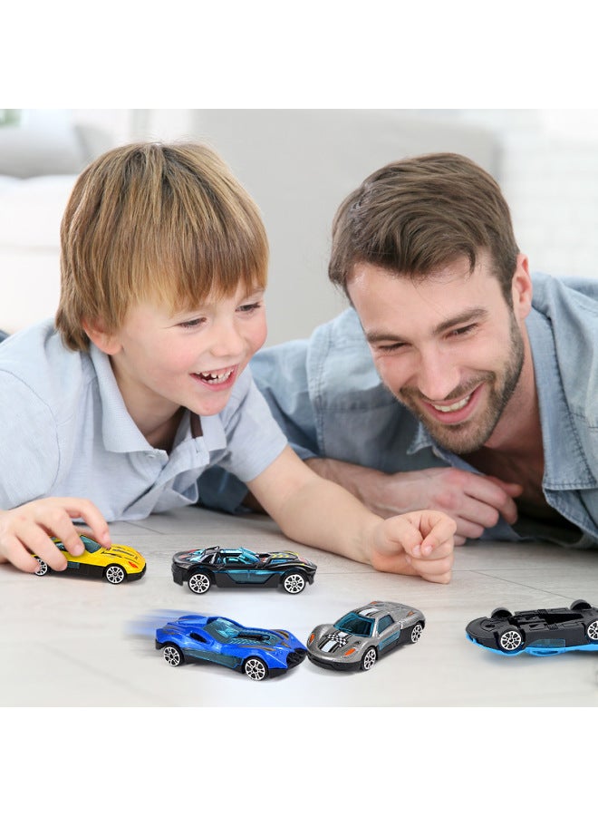 Children's Toy Car Alloy Sliding Racing Car Simulation Car Model Engineering Car Police Car Fire Fighting Suit-Color:12 Only Big Racing Car 126-7 - Image 5