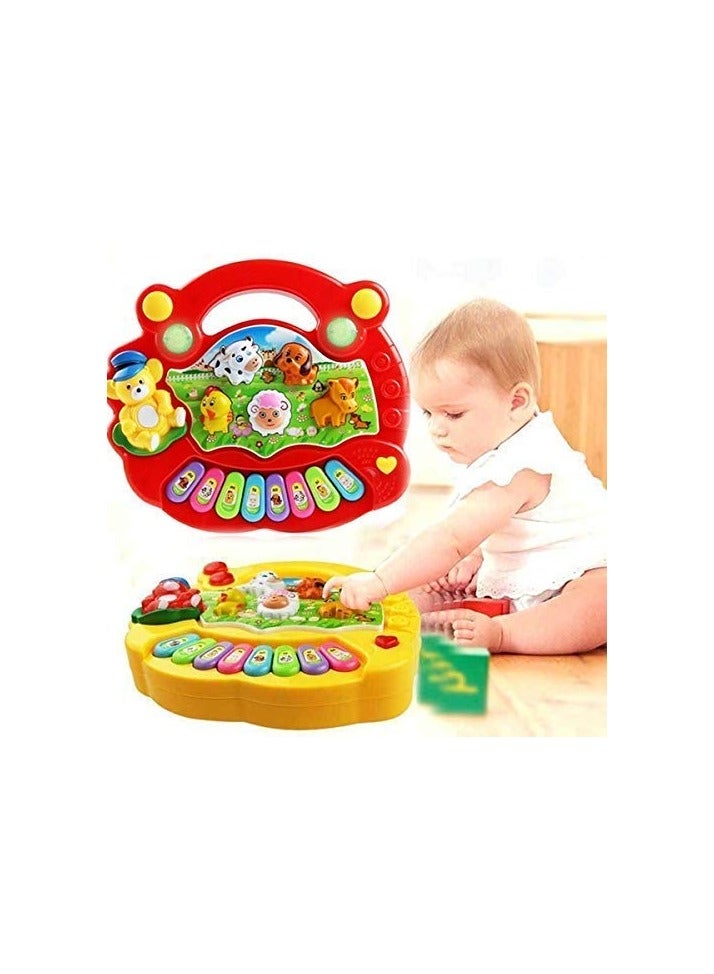 BLOOMING TIME Animals Sound Musical Piano Baby Toy with Flash Lights for Kids - Image 3