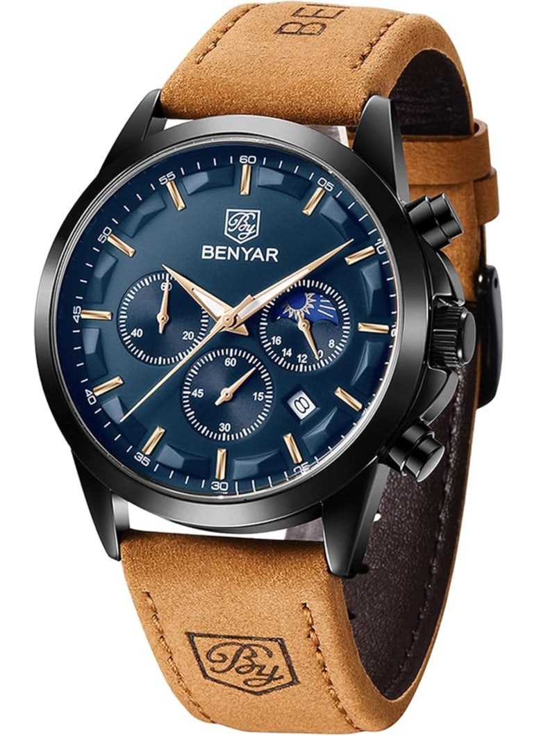 بينيار ساعات رجاليه  كوارتز ضد الماء - Image 1