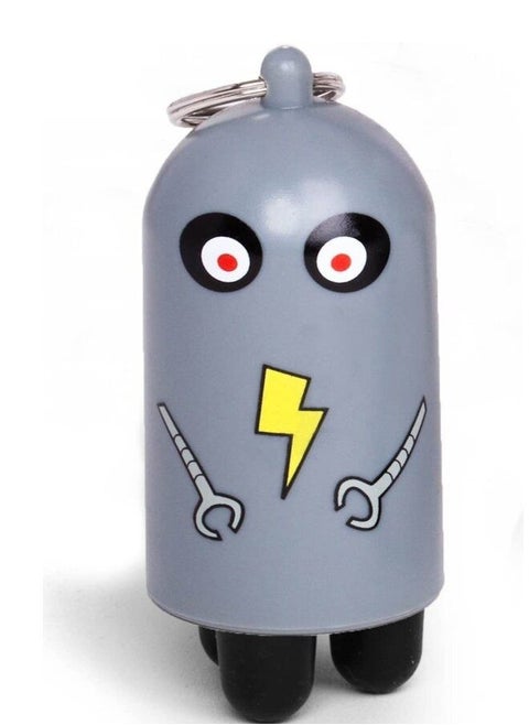 Cartoon Mini Tabletop Adjustable Keychain Tripod for Digital Camera - Gray