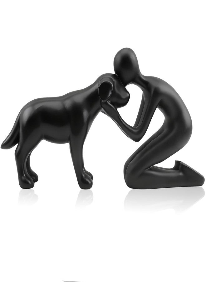 DearKeeps Dog Memorial Statues - Dog Memorial Gifts for Loss of Dog, Pet Memorial Ornament, Pet Sympathy Remembrance Gift (Black) - Image 1