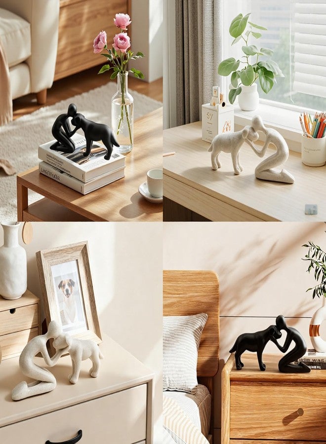 DearKeeps Dog Memorial Statues - Dog Memorial Gifts for Loss of Dog, Pet Memorial Ornament, Pet Sympathy Remembrance Gift (Black) - Image 3