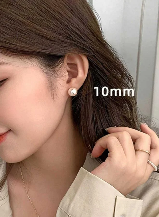 Take Two Take Two Set of 6 - Faux Pearl Stud Earrings