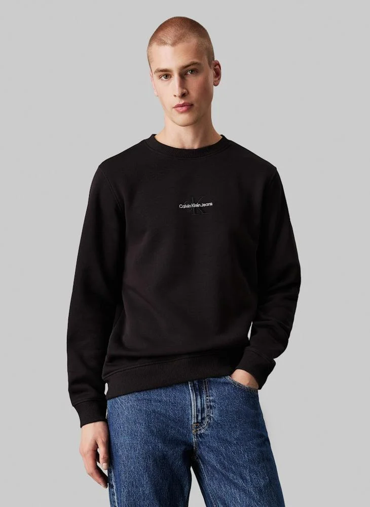 كالفن كلاين جينز Logo Crew Neck Sweatshirt