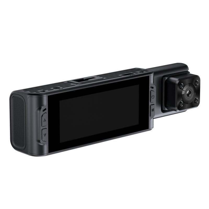 3 Cameras Dash Cam Parking Monitoring Clear Car Rearview Mirror Car Video Recording Camcorder Wide Angle Car Camera Recorder WIFI Interconnection Auto Safety Driving Recorder - Image 5