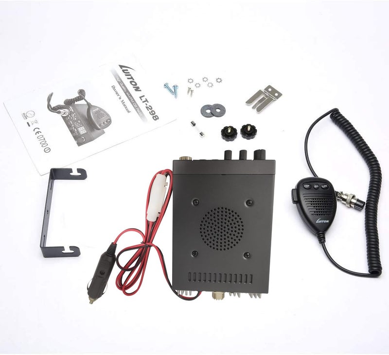 LUITON راديو سي بي LUITON 40 قناة LT-298 تصميم مدمج مع مدخل مكبر صوت خارجي، شاشة LED كبيرة سهلة القراءة متوافقة مع جهد 12-24 فولت - Image 5