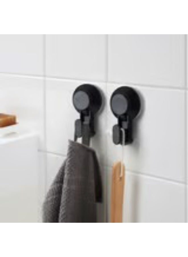 Hook with suction cup black - Image 2
