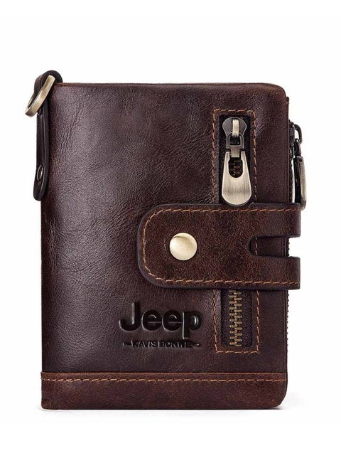 Original Leather Wallet With Chain