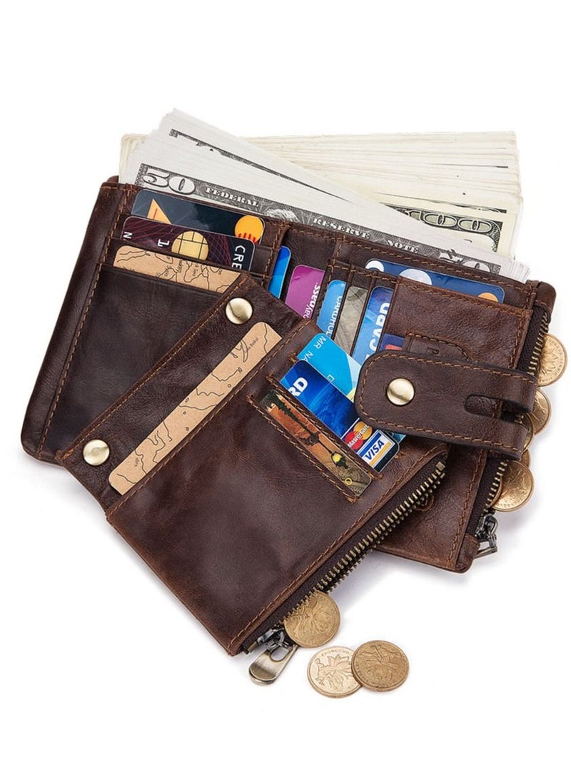 Original Leather Wallet With Chain