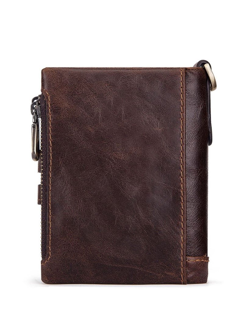 Original Leather Wallet With Chain