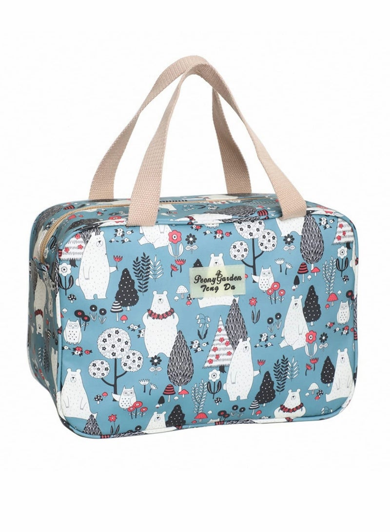 Barakah Toiletry Bags, Travel Hanging Ladies Wash Bag, Large Makeup Bag - Image 1