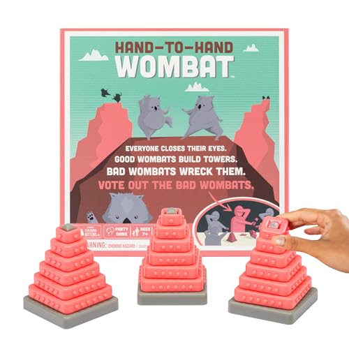 Exploding Kittens Hand to Hand Wombat 36 Players Ages 7 15 Minutes to Play A Game of Teamwork and TroubleMakers Party Game Family Game Night Kid and Adult Card Game - Image 1