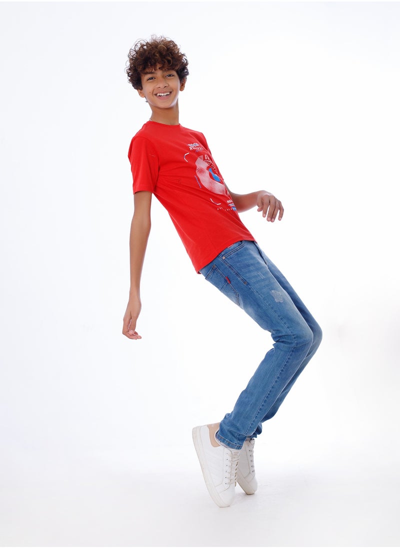 BEBO - Boys Half Sleeves T-Shirt - Image 1