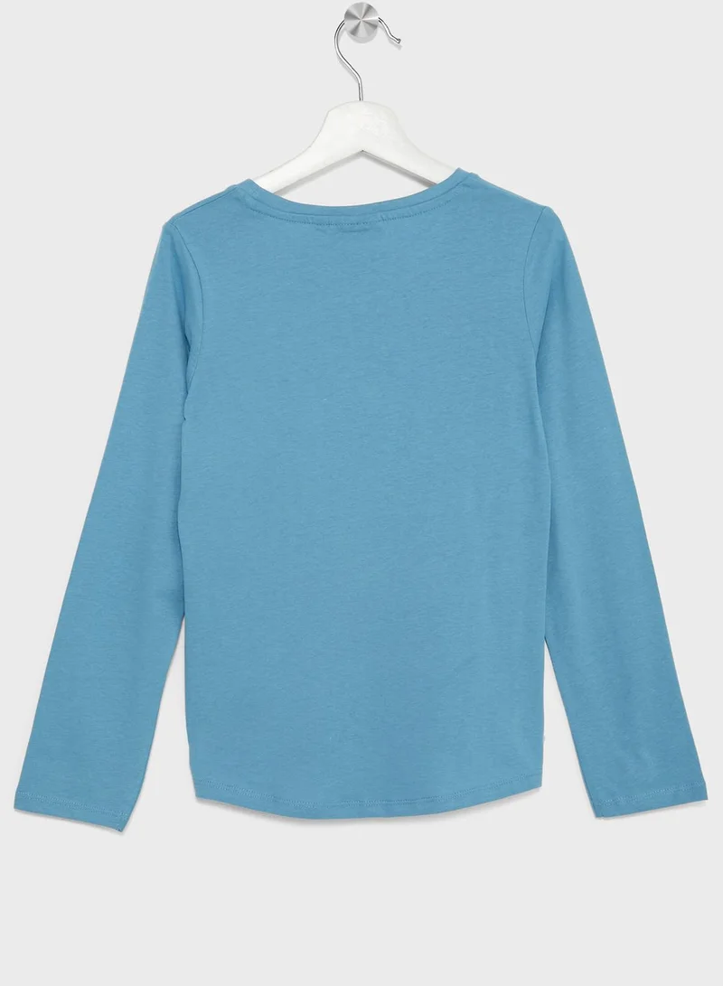 MINECRAFT Minecraft Girls  Printed Long Sleeve T-Shirt