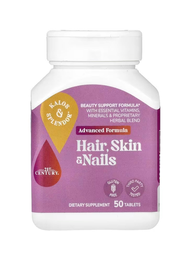 21st Century Hair Skin And Nails 50 Tablets - Image 1