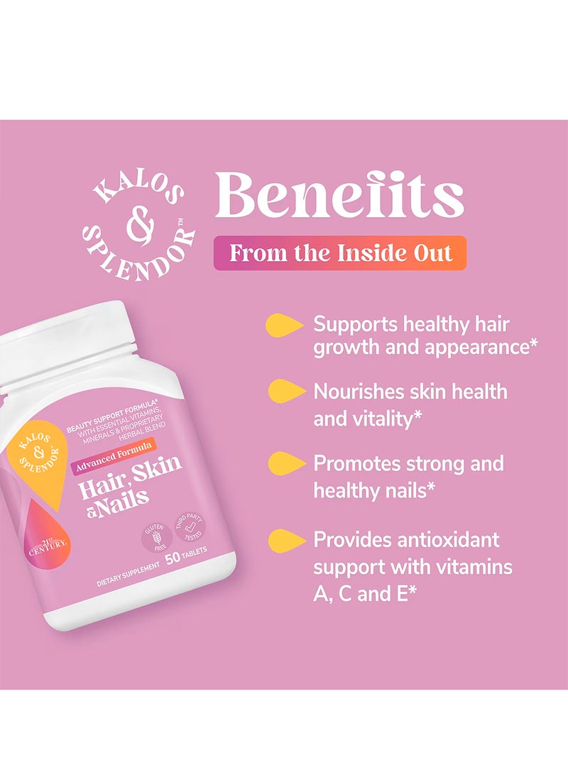 21st Century Hair Skin And Nails 50 Tablets - Image 4