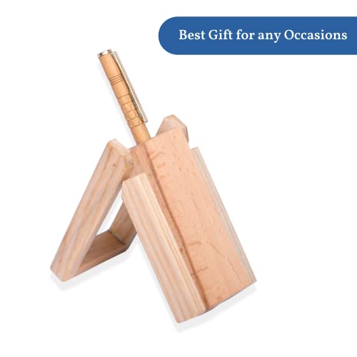 GIFT EQUALS LOVE Sandalwood Pen with Wooden Stand for writing Gifting for Mens, Executives with Natural Sandal - Image 4