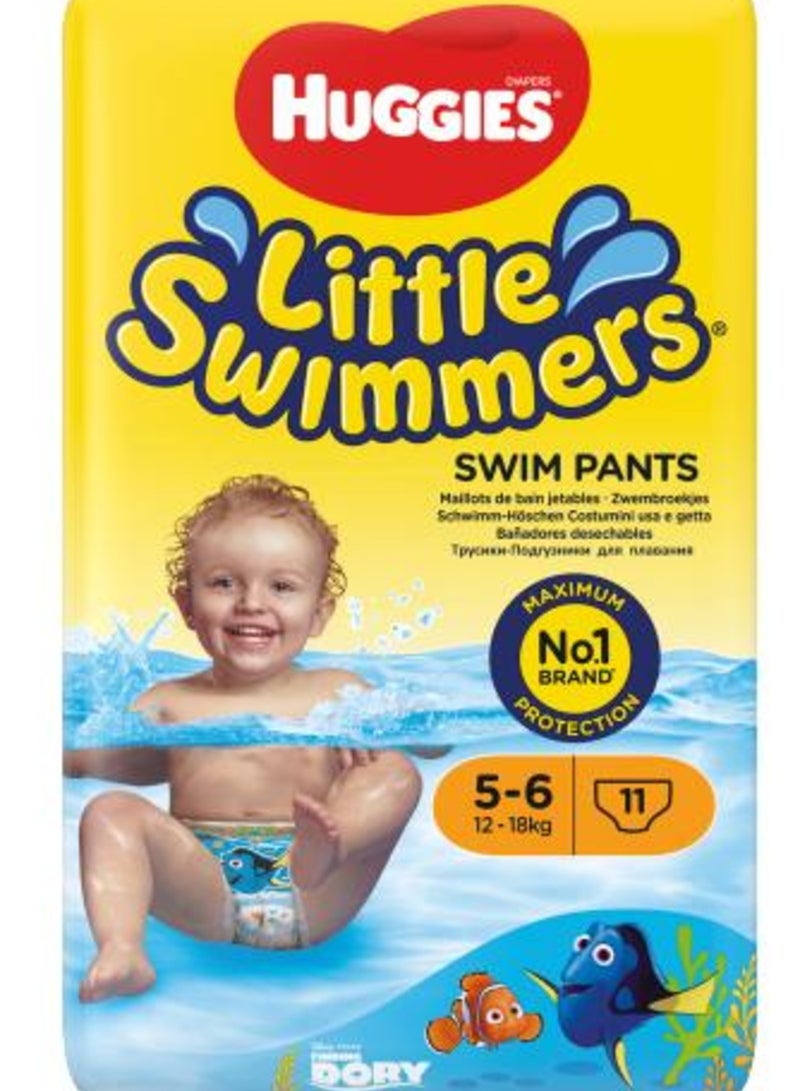 Huggies Diapers Little Swimmers 11 Swim Pants 5-6 12-18kg