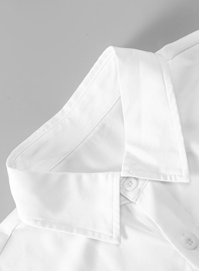 Take Two Men Solid Short Sleeve Dress Shirt - Image 3
