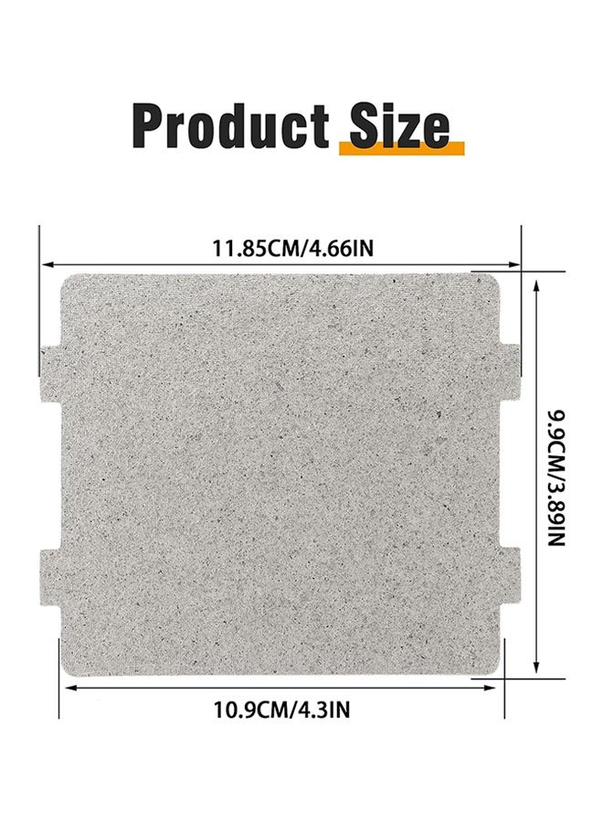 Wffo 8-Pack Microwave Oven Parts Mica Slice - Universal Waveguide Cover Sheets for Efficient Heat Insulation ,for Home Kitchen Restaurant Office Thick Heat Insulation Accessories, Cut to Size, 9.9*10.8cm - Image 2