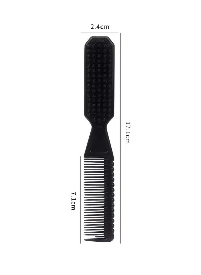 Goolsky Double sided hair comb neck dust collector cleaning brush hair debris removal comb hair cutting tool - Image 2