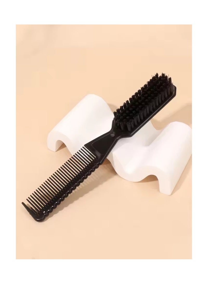 Goolsky Double sided hair comb neck dust collector cleaning brush hair debris removal comb hair cutting tool - Image 3