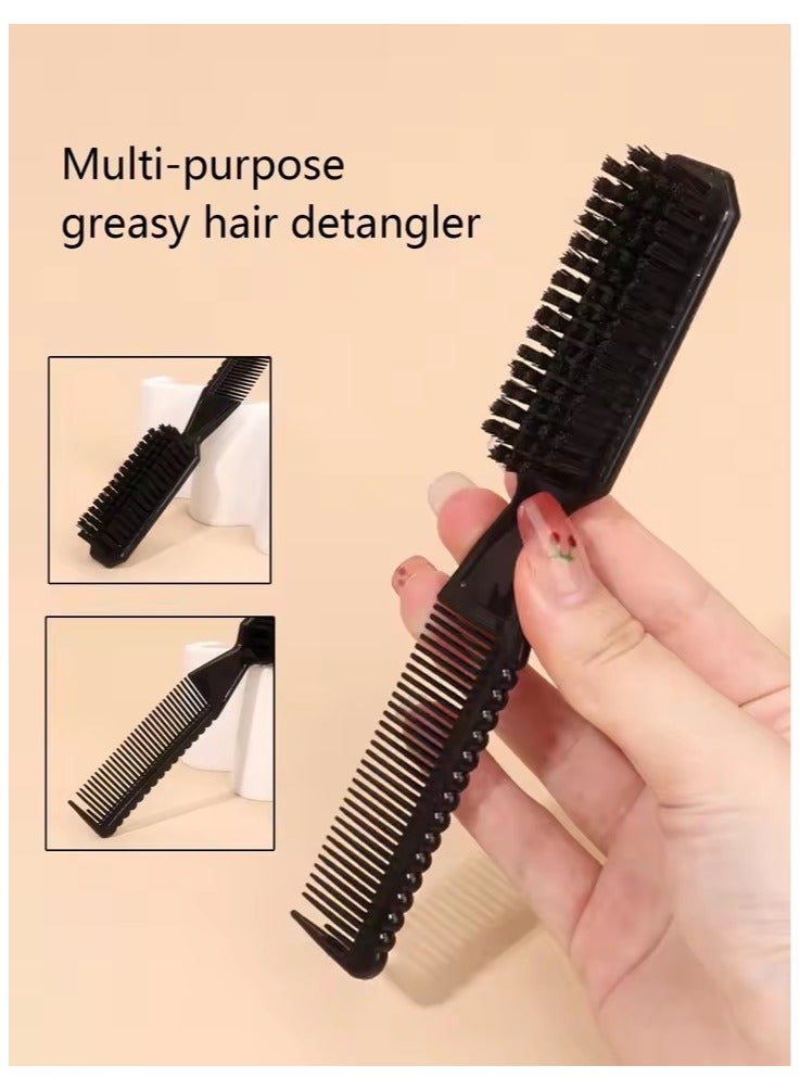 Goolsky Double sided hair comb neck dust collector cleaning brush hair debris removal comb hair cutting tool - Image 4